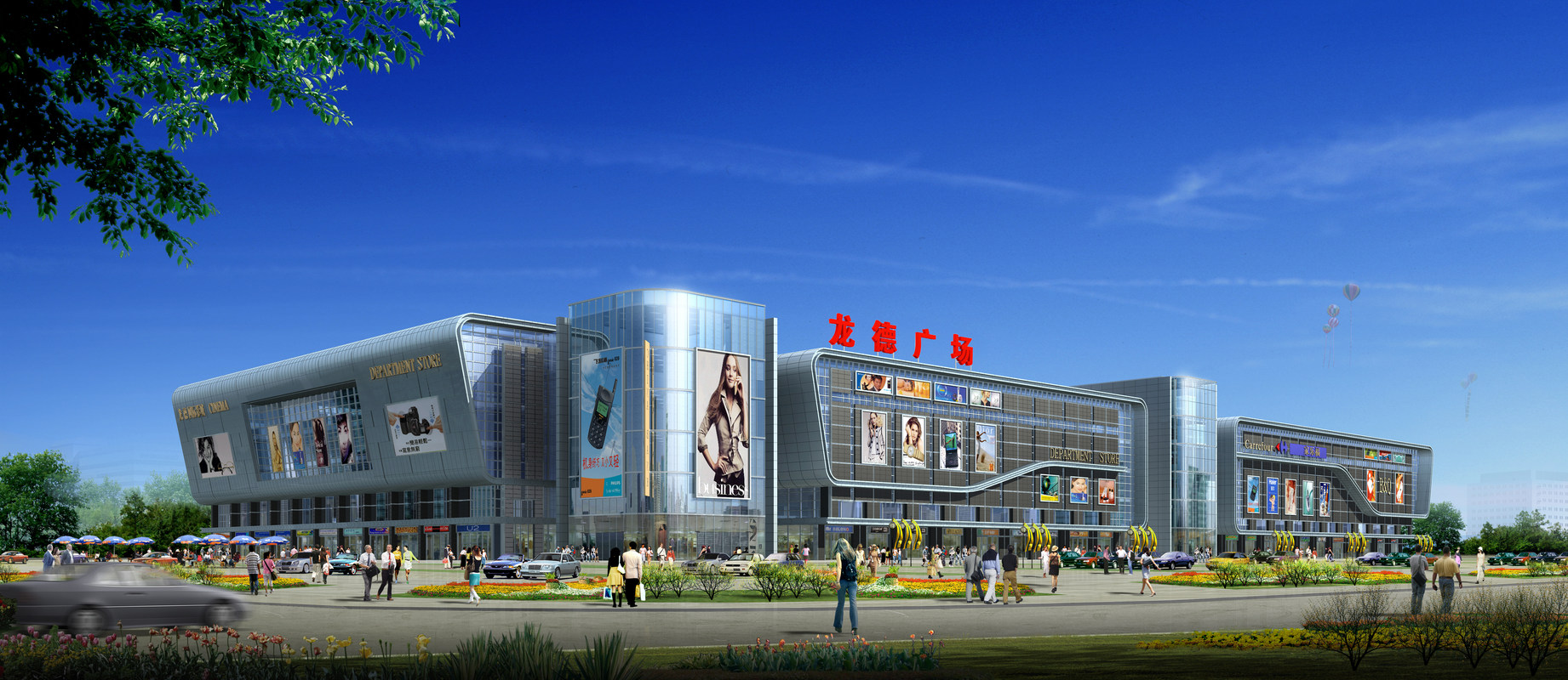 龙德紫金商务公寓,总建筑面积约10万平方米,它是集酒店式公寓,购物