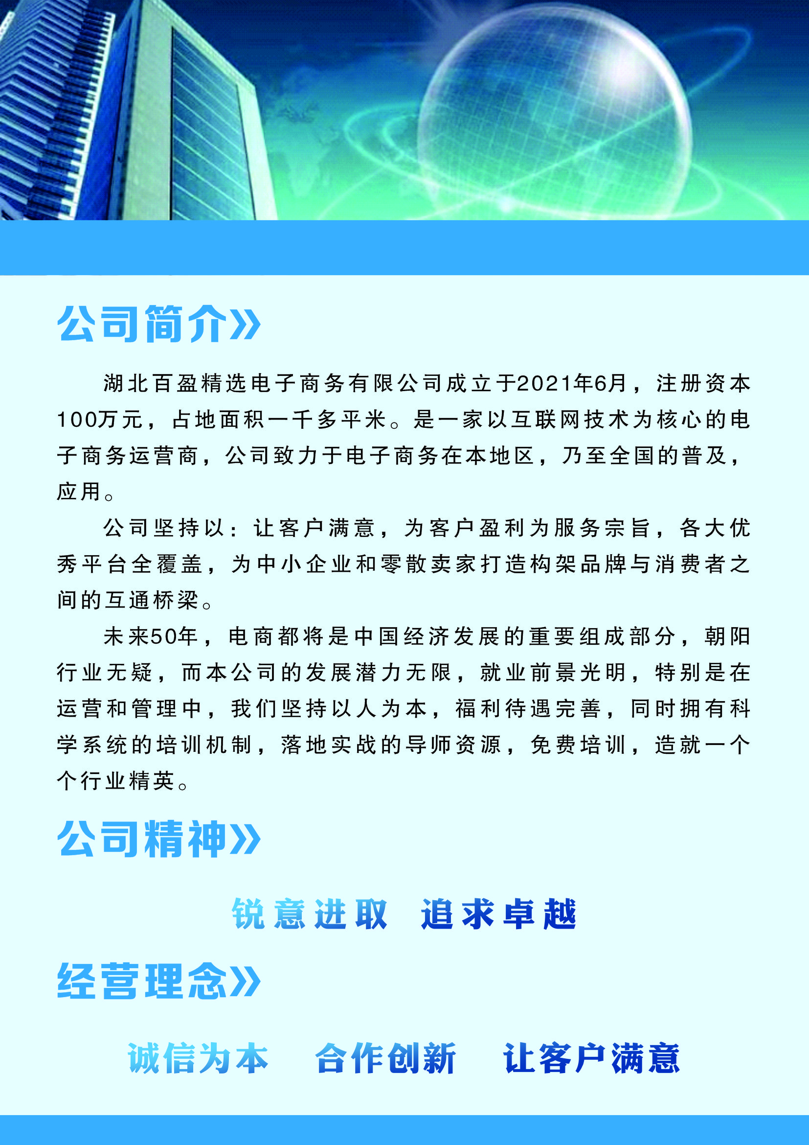 湖北百盈精选电子商务有限公司