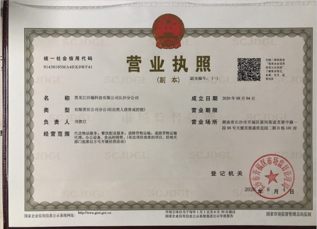 黑龙江沙漏科技有限公司长沙分公司
